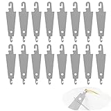BOBOZHONG Nadeleinfädler,100PCS Large Eye Needles Threader Edelstahl Nadeleinfädler Stickerei Kreuzstich Nadel-Einfädelwerkzeuge für Nadeln mit großem Öhr Hand DIY Nähen