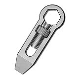 Titan-multitols-Schlüsselanhänger – Titanlegierung prybars, Multifunktionaler Werkzeugschlüsselanhänger | Schraubendreher, Mini-Kuhfuß, Tragbares multitols für Männer, Outdoor