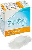 Bausch + Lomb PureVision2 for Astigmatism Monatslinsen, torische Kontaktlinsen, weich, 6 Stück BC 8.9 mm / DIA 14.5 / CYL -0.75 / Achse 130 / -5.75 Dioptrien