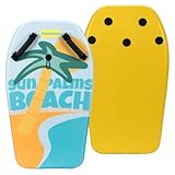 Bodyboard mit Griffen - 80 x 46 x 5,2 cm (Palm Beach Blau)