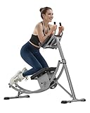 VEVOR Bauchmuskeltrainingsgerät Bauchtrainer AB-Maschine für Fitnessstudio, Bauchtrainer 200 kg Gewichtskapazität, Bauchmuskeltrainer für Krafttraining, klappbares verstellbares Fitnessgerät