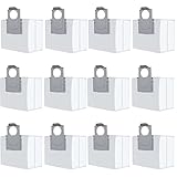 12 Stück Staubbeutel für Xiaomi Roborock S7 MaxV Ultra / S7 Pro Ultra / Q7+ / Q7 Max+ / Q5+ Robot, Großer Staubsauger Beutel, Ersatzkit Staubsaugerbeutel Zubehör