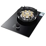 Eingebauter Wok-Gasherd mit neun Hohlräumen – 33 cm Brenner, Gasherd für Tischkochen, tragbarer Gusseisen-Kochfeldring für Zuhause, Küche, Camping, Wohnwagen