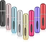 OBSGUMU Parfümzerstäuber Nachfüllbar, 8 Stück Mini Parfüm Abfüller Portable Parfum Zerstäuber für Unterwegs, Perfume Travel Bottle mit Fenster für Reise Handtasche, 5ml