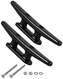 WUNZILO 2er-Set Festmacherklampe aus Hochertigem Nylon,Anlegeklampe,Bootsklampe,Kunststoffklampe,Nylon Klampe,Bootsklampe Kajak,Beleg-Klampe