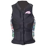 F2 Damen Prallschutz Weste Wake & Sup Weste XXL Schwarz