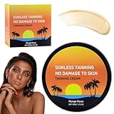 Vibbang Bräunungsbeschleuniger Creme, Bräunungscreme, Karotten Selbstbräuner Körper Gesicht Solarium Creme, Intensive Tanning Gel für Sonnenbänke & Outdoor-Sonne(100g)
