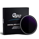 Berlin Optix Premium ND Filter 52 mm ∙ ND1000 Graufilter 52 mm ∙ Dämmt wirkungsvoll einfallendes Licht ∙ Perfekt für Landschaftsfotografie und Architektur Aufnahmen
