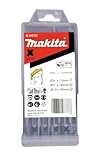 Makita B-54704 Centering tip SDS-PLUS Hammer-Bohrer-Set 5-teilig in Aufbewahrungsbox, Ø 6-10 mm, ideal für Beton und Mauerwerk