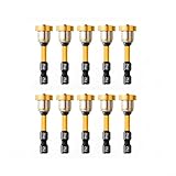 Valixirant Magnetische Positionierungs-Schraubendreher-Bits für Trockenbau- und Gipskarton-Installation, rostfreies Kreuzschlitz-Bohrerset, kompatibel mit