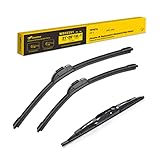 RaidBee OEM-Scheibenwischerblätter, Ersatz für CRV 2002–2006 Front- und Heckscheibenwischer für mein Auto, Automobil-Ersatz-Scheibenwischerblätter 53,3 cm & 50,8 cm & 10–1