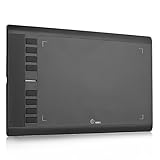 Ugee M708 Grafiktablett Digitale Grafiken Zeichnen Malerei Tablette, 10'x 6' Zeichnung Bereich, mit Wiederaufladbare Pen