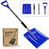 Schneeschaufel, 2025 New Upgrade Large-Capacity Lightweight Aluminum Portable Snow Shovel