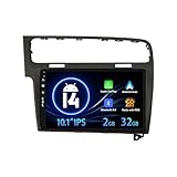 MISONDA [2G+32G] Android 14 Doppel Din Autoradio Für VW Golf 7 MK7 (2013-2019) Carplay Kamera KOSTENLOS Unterstützung Lenkradsteuerung RDS 4G WiFi DAB BT5.0