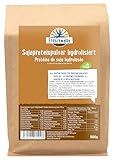 Erdschwalbe Hydrolisiertes Sojaprotein - Veganes Eiweißpulver, glutenfrei, ohne Zusatzstoff, ohne Süßungsmittel - 1 Kg