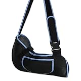 Armschlinge, links/rechts, ergonomisch, verstellbar, Netz-Schulterschlinge mit Handytasche, Unterstützung für Männer und Frauen, Arm bei Ellenbogenverletzungen, Schulter-Wegfahrsperre bei Verletz