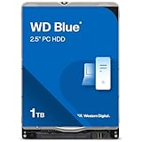 WD Blue 1 TB, 2,5 Zoll (interne HDD, hohe Zuverlässigkeit, SATA 6 Gbit/s-Schnittstelle, 128 MB Cache, WD F.I.T. Lab-zertifizierte Kompatibilität)