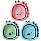 iplusmile 3 Stück Faltbarer Cartoon motiv Tragbares Platzsparendes für Neugeborene Umweltfreundlich und Geruchsfrei für Unterwegs Hause