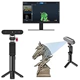 Creality 3D Scanner CR-Scan Ferret 3D Scanner für 3D Druck und Modellierung, Handheld Scanner mit 30 fps Schnellscan, Genauigkeit von 0,1 mm, Scan Modus mit zwei Moden, volle Farbe