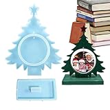 OLCANA Silikonform für Bilderrahmen, Weihnachtsbaum, Gießform für Bilderrahmen - Weihnachtsschmuck für Schrank, Tisch, , Wohnzimmer