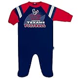 Gerber Unisex Baby NFL Footed Sleep and Play Kleinkindschläfer, Team-Farbe, 3-6 Monate