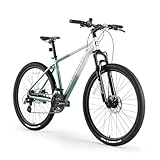 ROCKBROS MT·200 27,5 Zoll Mountainbike, Scheibenbremse Aluminium Fahrrad mit Altus M310 24 Gang Schaltung, 16/18/21 Zoll Rahmen für Herren und Damen Grün