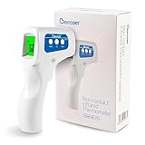 Berrcom Fieberthermometer Kontaktloses Infrarot Stirnthermometer für Babys Kinder Erwachsene Digitales Medizinisches Thermometer 3 in 1 mit sofortigen genauen Messwerten, Fieberalarm