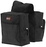 Amesbichler Reitsport Randols Satteltasche für Westernsattel mit Hornloch Packtasche doppelt Pferd