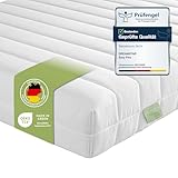 DREAMSTAR Easy Flex | ergonische 7-Zonen Kaltschaummatratze | Öko-Tex Zertifiziert | Härtegrad 2 und 3 (H2 & H3) | Rollmatratze | Made in EU I 160 x 200 cm
