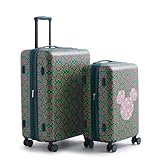 Vera Bradley Damen Disney Hardside 2 Piece Luggage Set Koffer, Mickey Mouse Kaleidoskop Multi