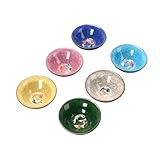 Teetasse aus Keramik, Jianzhan Tenmoku Fisch Karpfen Teeschale Handgemacht Teegeschirr Chinesischer Kung Fu Meister-Pokal Einzigartiges Geschenk for Mutter, Vater, Freunde, 6er-Set