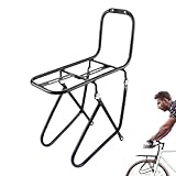 Vorderradträger für Fahrräder - Fahrradzubehör, Fahrrad-Vorderradträger | Gepäckträger aus Metall mit Tragemontage, vorderer Gepäckträger für Freizeitfahrten, Familienausflüge und Shopping