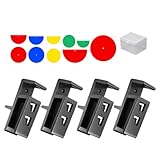 Kleiderschrankplatten-Befestigungsclip – 4-teilige Hochbelastbare Klemmverbinder Ohne Werkzeug | Verbinder Für Schrank- Und Schubladenbretter Beim DIY-Möbelbau | Sichere Reparatur-Befestigungsklammer