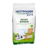 HEITMANN pure Reine Soda | Natürliches Reinigungspulver für Haushalt, Wäsche & Garten | Vielseitiges Hausmittel gegen Fett, Schmutz, Flecken & Gerüche | 500 g