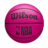 Wilson Basketball NBA DRV in Pink, Basketball Größe 7 auch als Outdoor Basketball geeignet