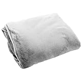 TOPPERFUN Nickerchendecke Aus Fleece Flauschige Gemütliche Decke Für Büro Sofa Und Bett Praktische Reisedecke Für Tiefgrau Vielseitig Einsetzbar