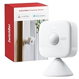 SwitchBot Smart mmWave Radar Bewegungssensor, Bluetooth Anwesenheitssensor mit dynamischer Erkennung, kompatibel mit Alexa, HomeKit & Apple Home über Hub, 2 Jahre Batterie