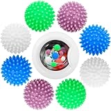 8 Stk Trockner Ball,Trocknerbälle für Wäschetrockner,Trocknerbälle für Daunenjacken,Wiederverwendbare wäschebälle,für waschmaschine Wäschetrockner Trockner Bälle Flauschigere Wäsche