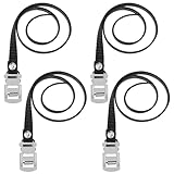 4 x Fahrradpedalriemen, universeller Ersatz-Fußpedalriemen für Fahrräder, Heimtrainer