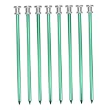 Abaodam 8 Stück Aluminiumlegierung Zeltheringe Camping Zeltpflöcke Leicht Robust für Strand Wald Wiese Outdoor Zeltheringe Praktisch und Langlebig Zufällige Farbe Zufällige Farbe