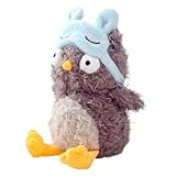 AQCQDQ Kuscheltier Eule, Weiches Eule Plüschtier für Kinder, Kuschelige Eule Stofftier, Plüsch Eule für Mädchen und Jungen, Niedliches Eulen Plüschtier für Babys (20 cm)