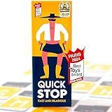 QUICKSTOP Kartenspiel für Familie und Freunde, schnell und lustig, 2–7 Spieler, Partyspiel für Erwachsene und Kinder ab 10 Jahren, 30 Minuten Spieldauer