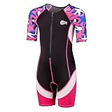 BECO-Sealife Neoprenanzug Kinder kurz, wärmender Schwimmanzug Kinder aus 2 mm SCR-Neopren, Neopren Shorty Kinder mit UPF 50+, UV-Neoprenanzug für Jungen & Mädchen – in Pink, Größe: 128