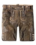 Stockerpoint Herren Beppo4 Trachtenlederhose, Bison gespeckt, 50