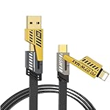 4-in-1-Ladekabel, 1 m, Dual-Kopf-Multi-Ladekabel, USB-Kabel, kompatibel mit iPhone, Android, Typ C auf L, USB A/USB C auf Typ C, superschnell (4-in-1-Kabel)