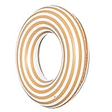 ibasenice aufblasbarer Rettungsring Gestreifter Poolschwimmer Schwimmring aufblasbares Schwimmbecken aufblasbarer Wasserpark der Ring Schwimmreifen Schwimmschlauch für Erwachsene PVC Orange