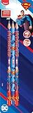 Maped 6 Bleistifte Graphit HB2 Superman – Bleistift – ergonomische dreieckige Form – 6 Bleistifte