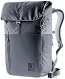 deuter UP Seoul nachhaltiger Tagesrucksack (16+10 L), Schwarz