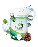Solbio Original Sanitärflüssigkeit für Campingtoilette 0,8l 100% Bio & Vegan - Biologisch abbaubarer Sanitärzusatz mit Duft von Eukalyptus, Kiefer und Minze