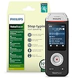 Philips VoiceTracer DVT2810 Audiorecorder mit Spracherkennungssoftware für den PC von Dragon Spracherkennung, usb